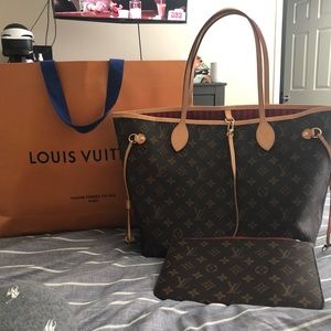 Louis Vuitton neverfull MM  NM MNG CERISE  M4117